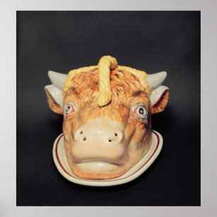 Póster Prato do queijo de Staffordshire na forma de uma