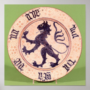 Póster Prato Hispano-Moresque, lata-vitrificado