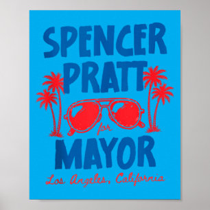 Poster Pratt Para Prefeito De Los Angeles Califórnia 2026