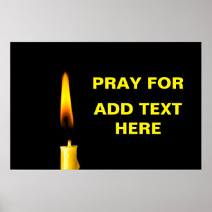 Póster Pray para adicionam o texto