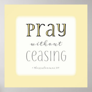 Póster Pray sem cessar - 1 5:17 de Thes