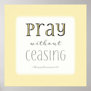 Póster Pray sem cessar - 1 5:17 de Thes