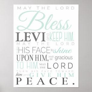 PÓSTER PRAYER FOR BABY BOY PRINT
