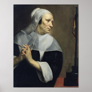 Póster Praying da mulher adulta