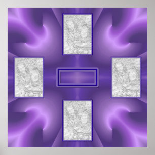 Poster Prazer 2 do roxo real