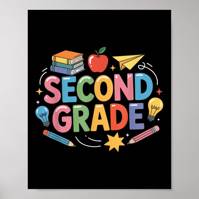 Poster Pré-Disquete 2º Ano De Volta Ao Ensino De segundo (Frente)