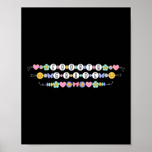 Poster Pré-Disquete De Volta À Faculdade De Bracelete De