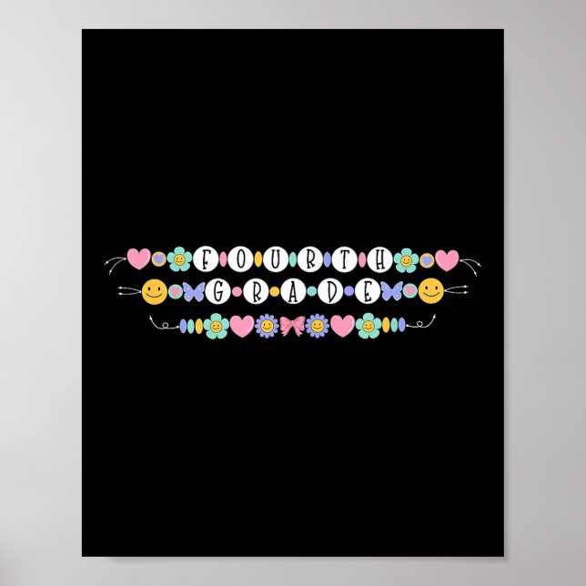 Poster Pré-Disquete De Volta À Faculdade De Bracelete De  (Frente)