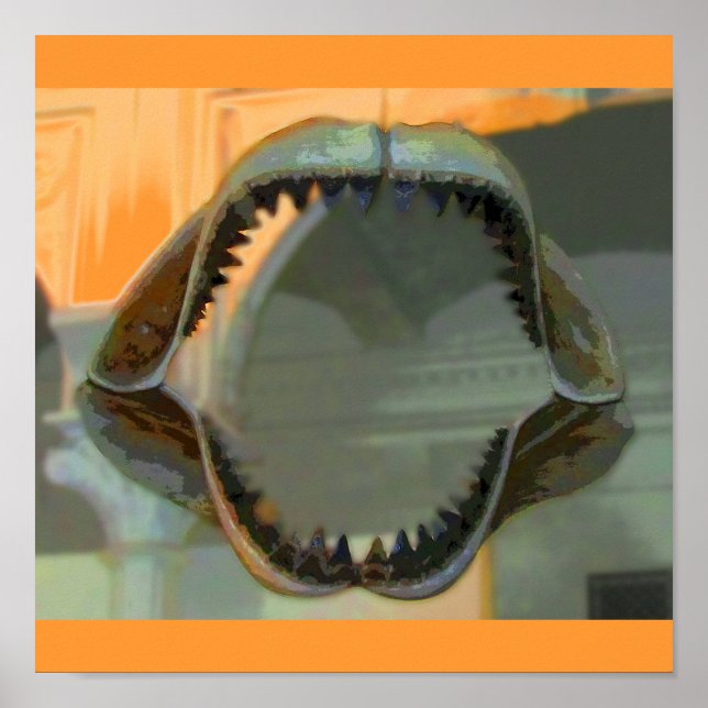 Poster Pré-histórico Jaws CB (Frente)