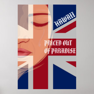POSTER PREÇADO FORA DO PARAÍSO - SINAL DE CHORA DE LINHA 