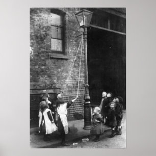 Póster Precários de Londres, c.1900