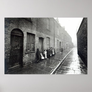 Poster Precários de Londres, c.1900