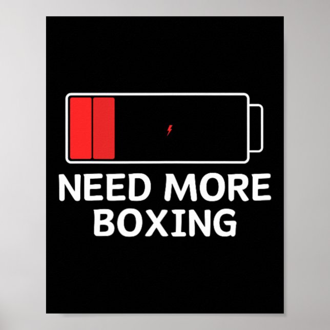 Poster Precisa de mais boxing (Frente)