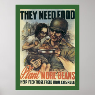 Póster Precisam a comida