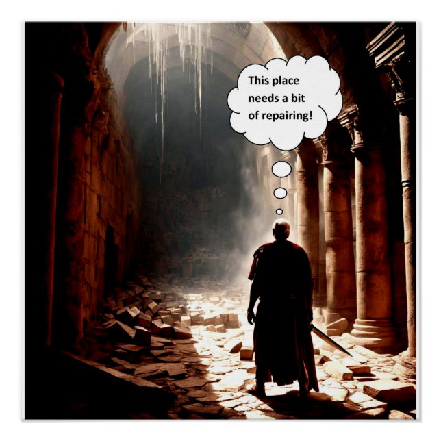 Póster Precisando de reparo (Frente)