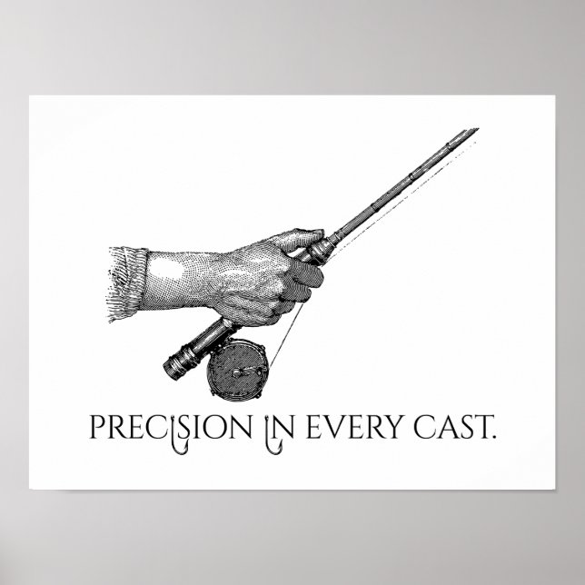 Poster Precisão em cada lance (Frente)