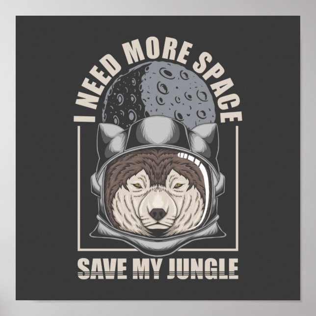 Poster Preciso De Mais Espaço (Frente)