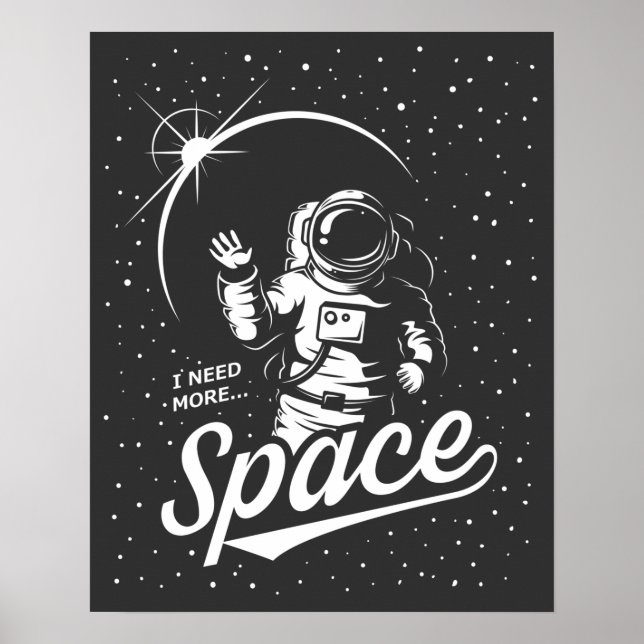 Poster Preciso De Mais Espaço (Frente)