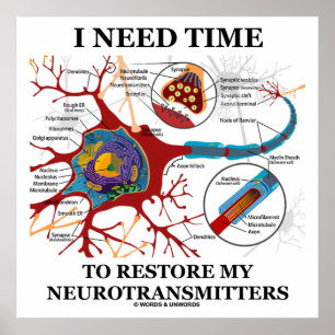 Póster Preciso De Tempo Para Restaurar Os Meus Neurotrans