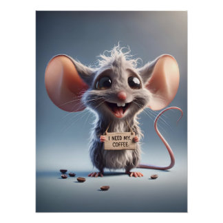 Póster Preciso Do Meu Café