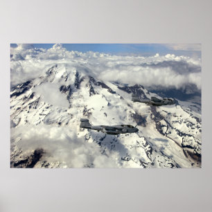 Póster Predador e Monte Rainier de EA-6B