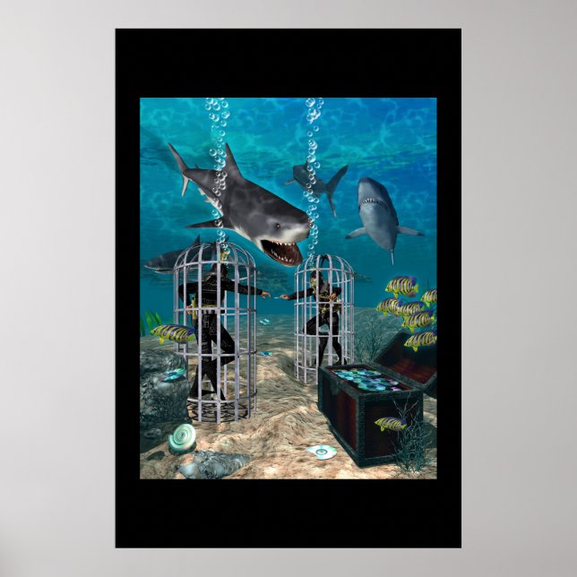 Poster Predadores de rede (Frente)