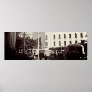 Poster Prédio da agência dos correios de Argel Argélia an