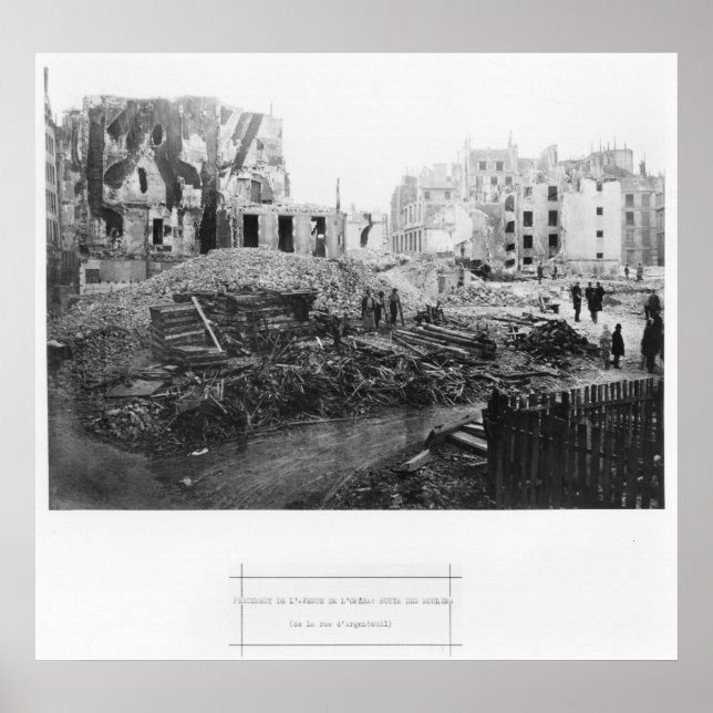 Póster Prédio da Avenida de l'Opera (Frente)