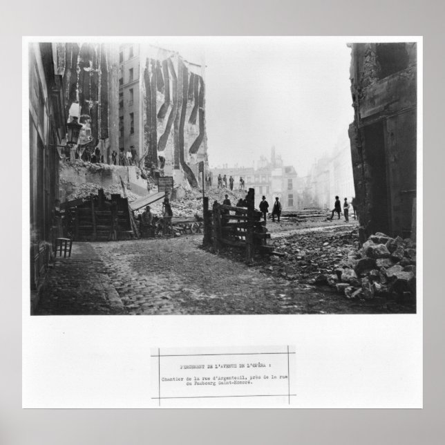 Póster Prédio da Avenida de l'Opera (Frente)