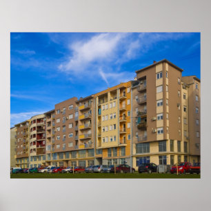 Poster prédio de apartamentos