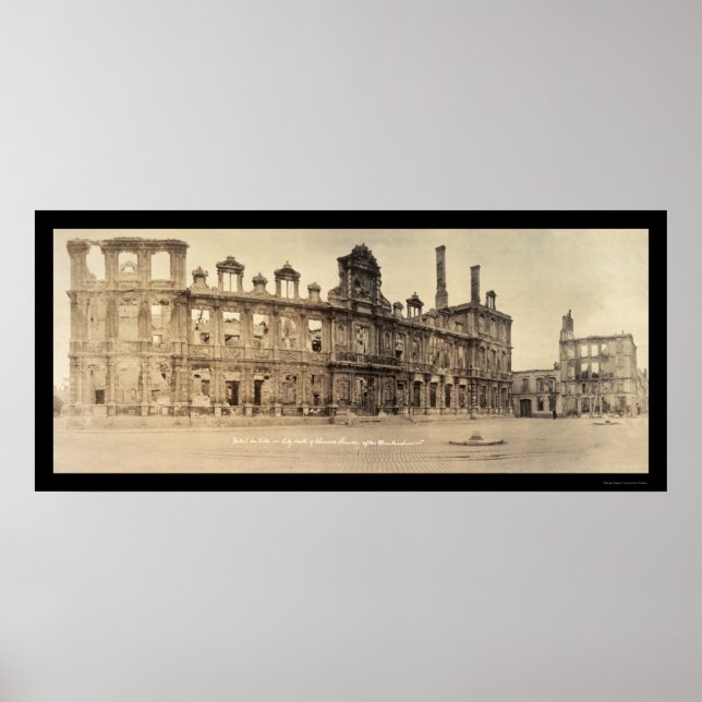 Poster Prefeitura Reims Foto 1919 (Frente)