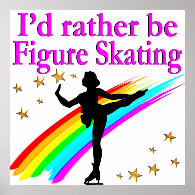 POSTER PREFERENCIALMENTE BE FIGURE SKATING (Frente)