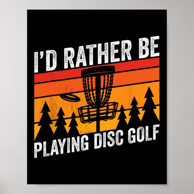 Poster Preferencialmente De Id De Golfe De Disco Seja Des (Frente)