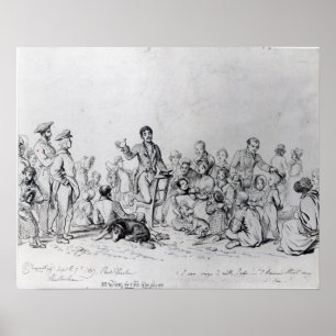 Póster Pregador de The Field, 1837