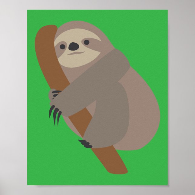 Poster Preguiça (Frente)