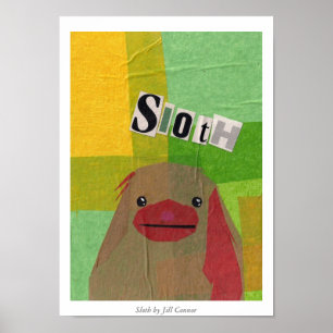 Póster Preguiça por Jill Connor