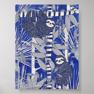 Poster Preguiças da Selva