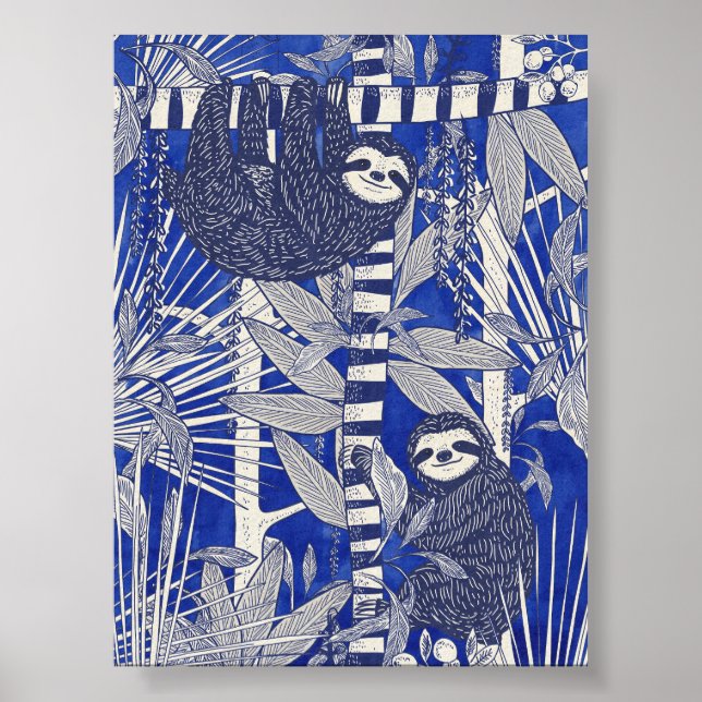 Poster Preguiças da Selva (Frente)