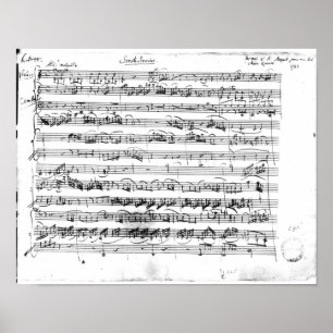 Póster Premier de Sonate para o violino e o cravo