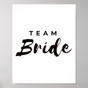 Poster Premium do Grupo de Noivas do Partido Bridal das M