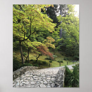 Poster Premium Gloss 8 x 10, Jardins Japoneses, WA