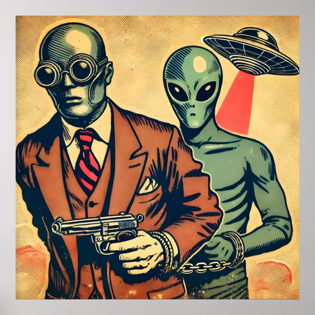 Poster 'Prendendo uma alienígena' (Frente)