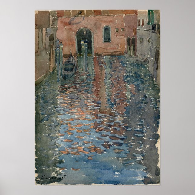 Poster Prendergast - Canais de Veneza (Frente)