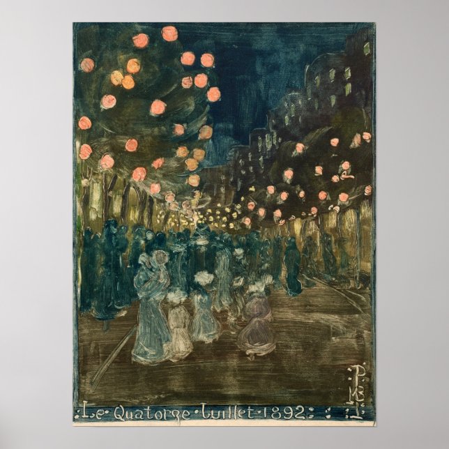 Poster Prendergast - Dia da Bastilha (Frente)