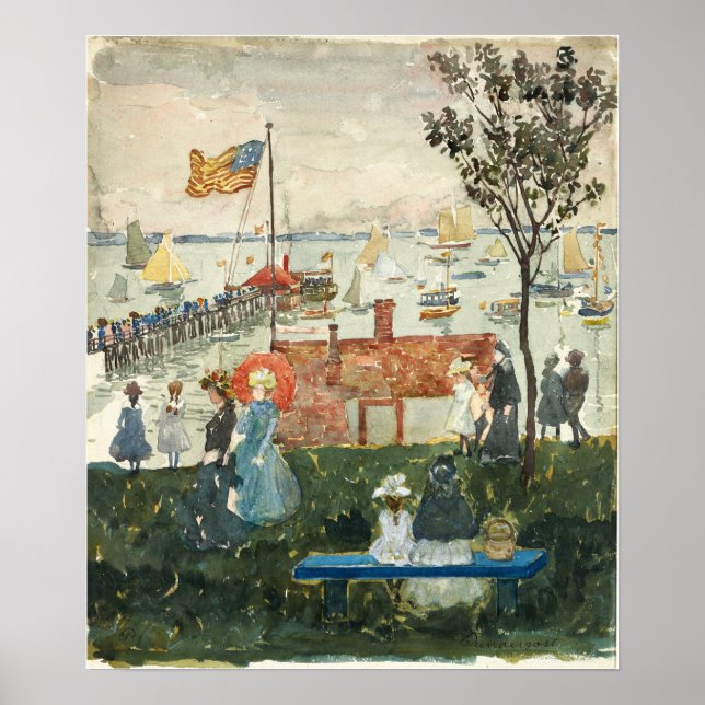 Poster Prendergast - Excursionistas (Frente)