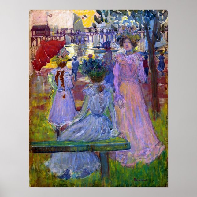 Poster Prendergast - Fim de Tarde de Verão (Frente)