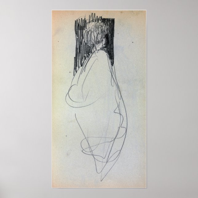 Poster Prendergast - Mulher em Pé (Frente)