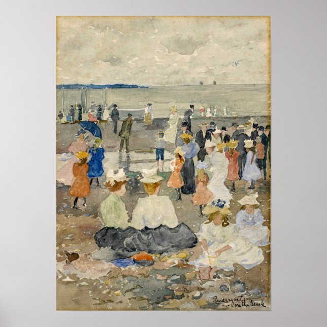 Poster Prendergast - Na Praia (Frente)