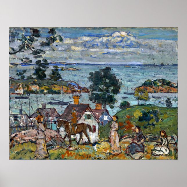 Poster Prendergast - Porto de Gloucester (Frente)