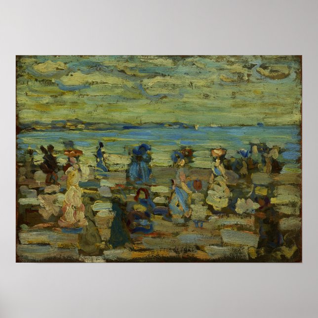 Poster Prendergast - Praia Cena (Frente)